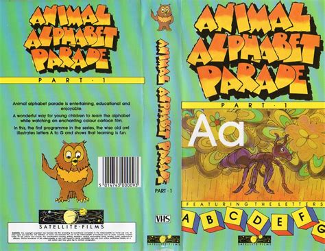 animal alphabet vhs|animal alphabet parade vhs.